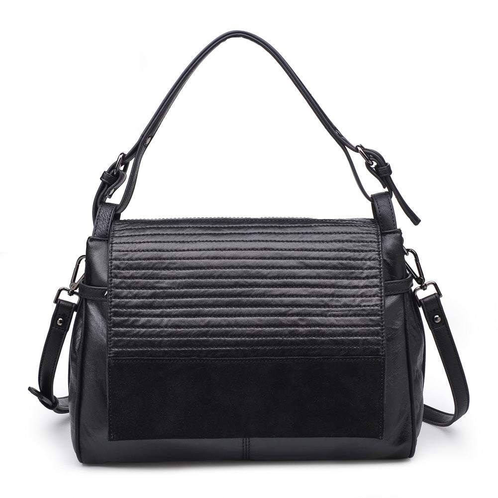 Product Image of Moda Luxe Lucy Messenger 842017117483 View 5 | Black