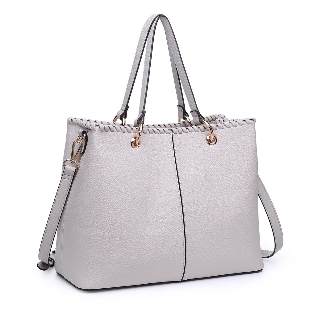 Product Image of Moda Luxe Daphne Satchel 842017119548 View 2 | Grey