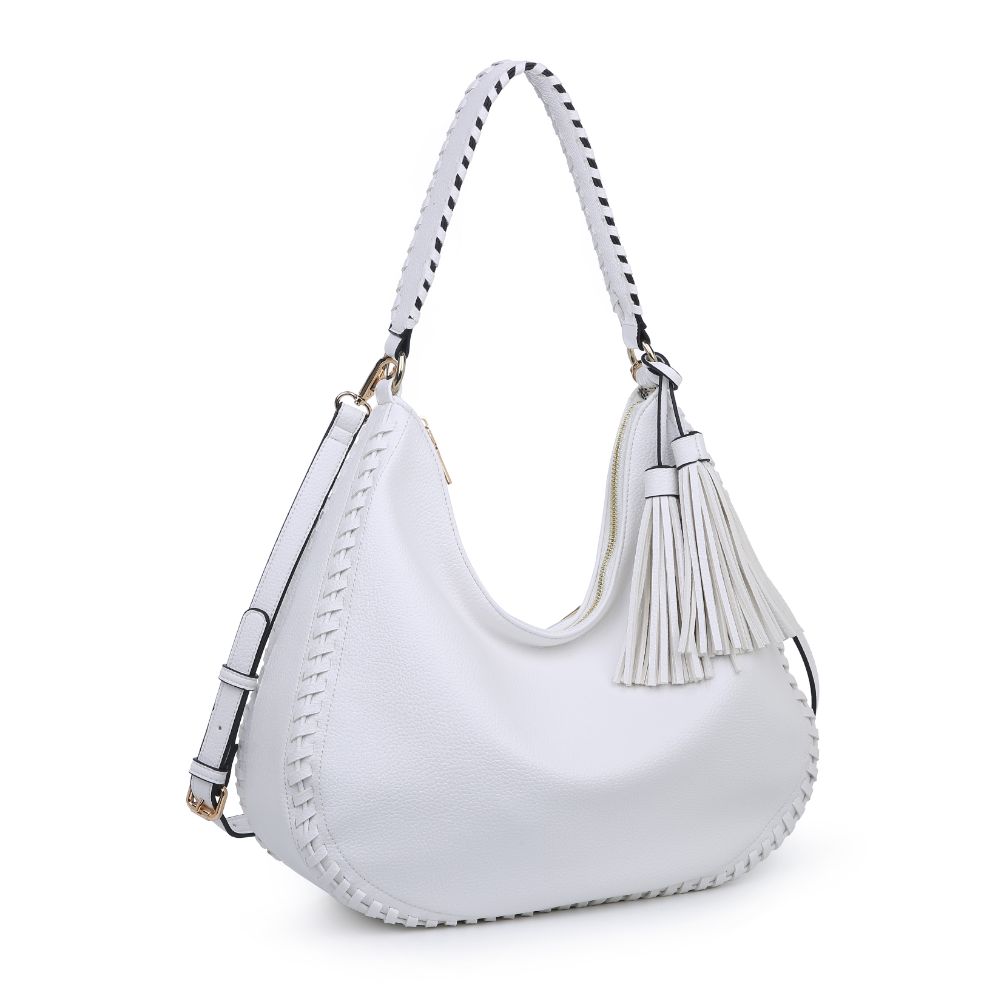 Product Image of Moda Luxe Waverly Hobo 842017124351 View 2 | Cream