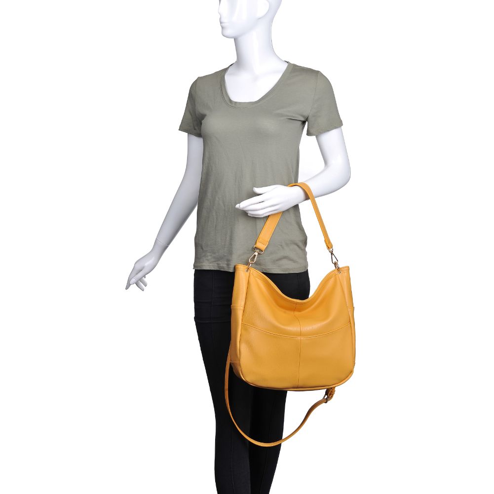 Product Image of Moda Luxe Paloma Hobo 842017126522 View 5 | Mustard