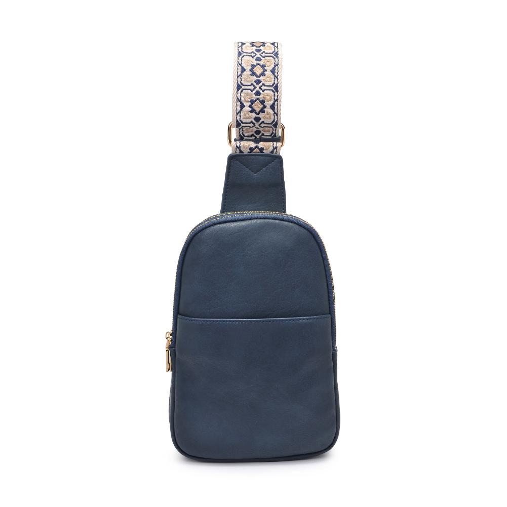 Product Image of Moda Luxe Zuri Sling Backpack 842017135876 View 5 | Midnight