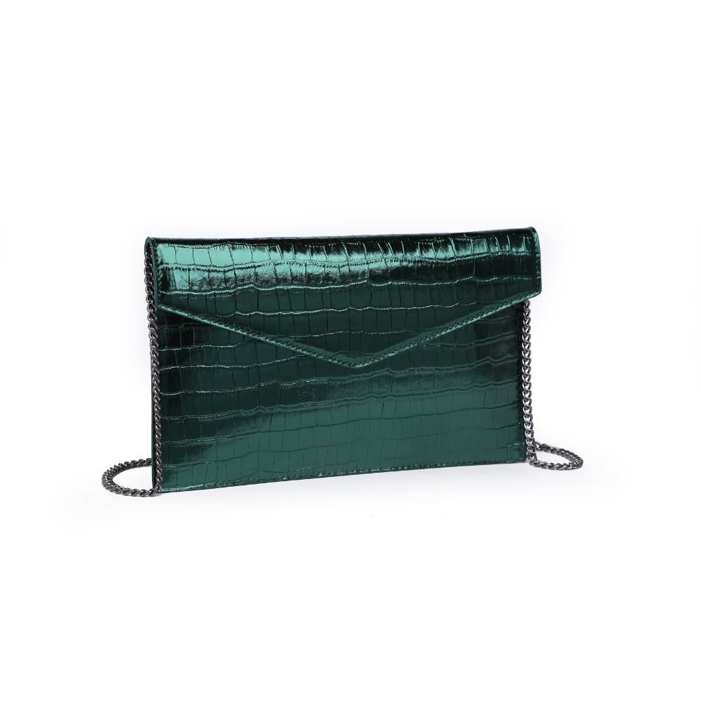 Product Image of Moda Luxe Katniss Clutch 842017133759 View 6 | Emerald