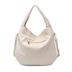 Product Image of Moda Luxe Majestique Hobo 842017134671 View 7 | Ivory