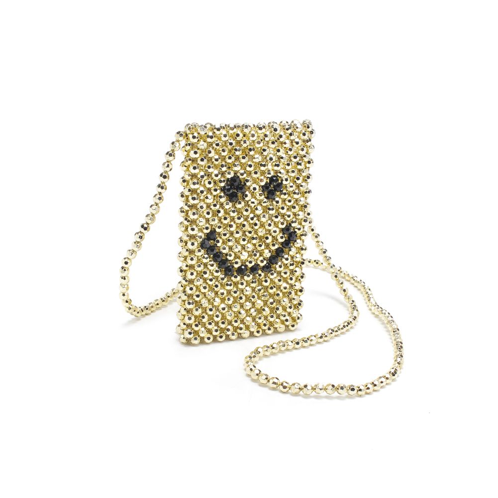 Product Image of Moda Luxe Miley Cell Phone Crossbody 842017133117 View 6 | Gold