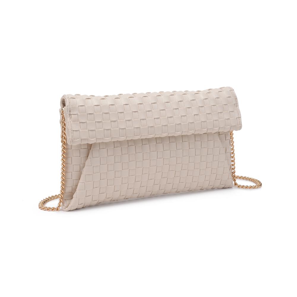 Product Image of Moda Luxe Priscilla Clutch 842017136545 View 2 | Ivory