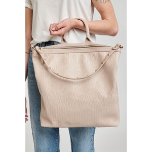 Woman wearing Cream Moda Luxe Belle Tote 842017126867 View 4 | Cream