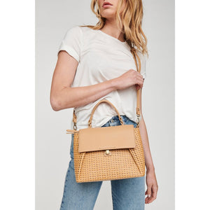 Woman wearing Natural Moda Luxe Sydney Crossbody 842017124856 View 1 | Natural