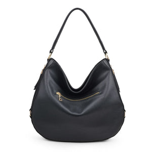 Product Image of Product Image of Moda Luxe Amber Hobo 842017120735 View 3 | Black