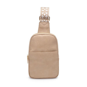 Product Image of Moda Luxe Zuri Sling Backpack 842017135852 View 5 | Natural