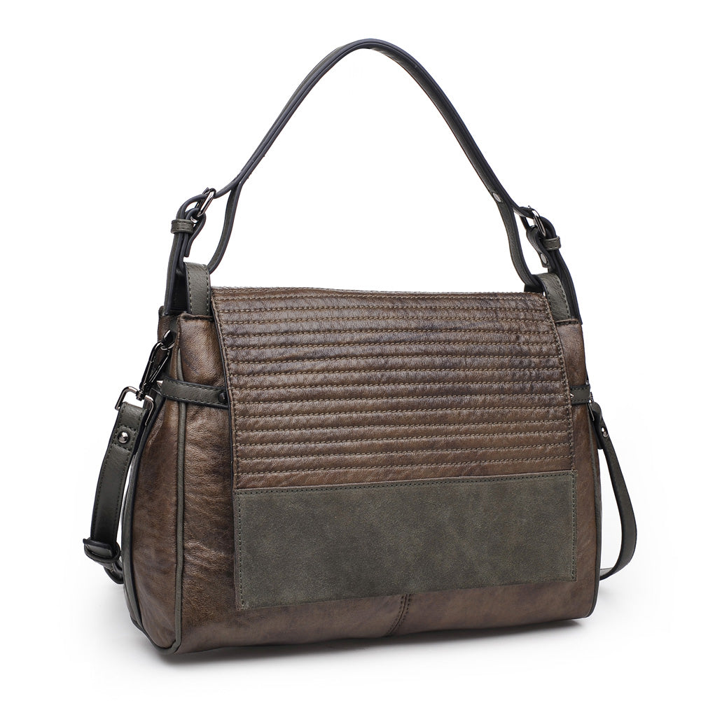 Product Image of Moda Luxe Lucy Messenger 842017117469 View 6 | Olive