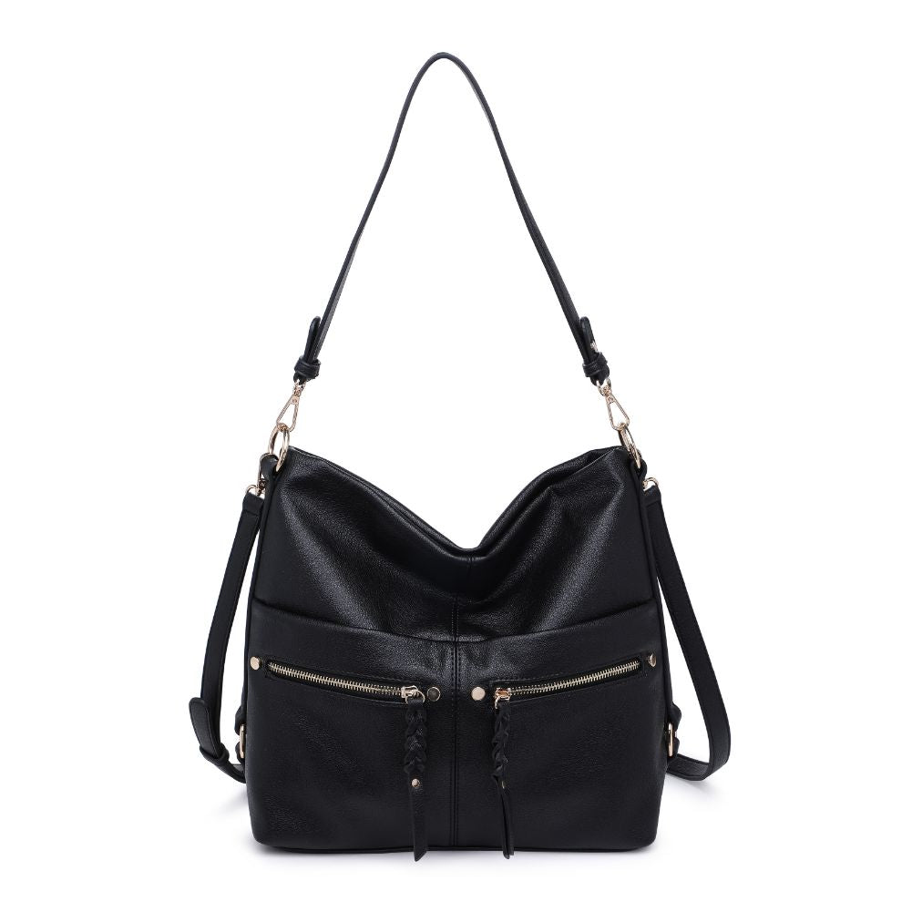 Product Image of Moda Luxe Heidi Hobo 842017129837 View 5 | Black