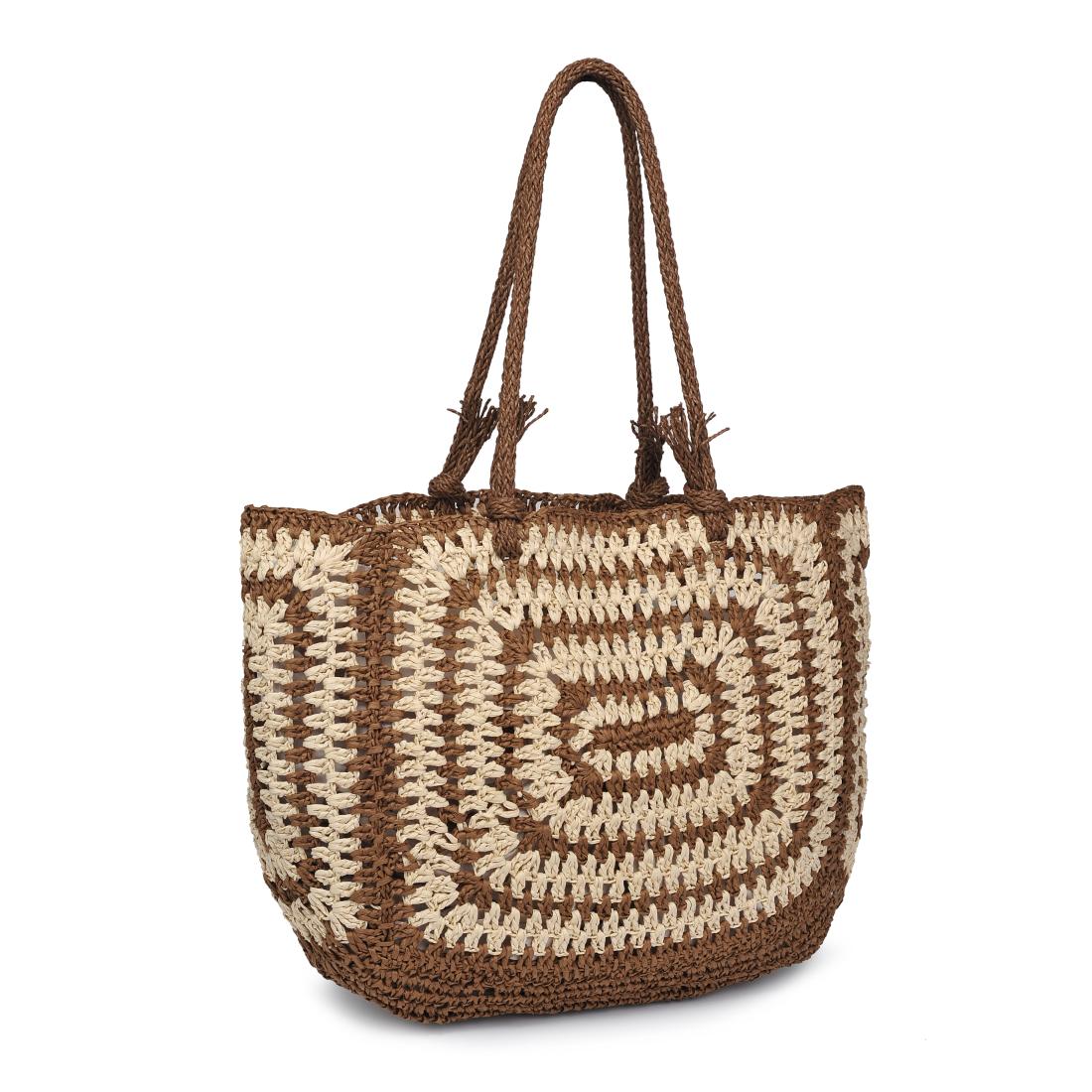 Product Image of Moda Luxe Isla Tote 842017137665 View 6 | Brown Natural