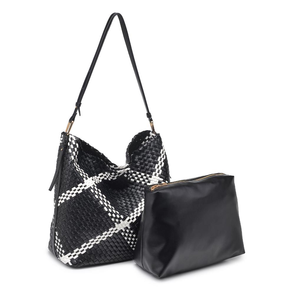 Product Image of Moda Luxe Noren Hobo 842017136248 View 6 | Black Ivory