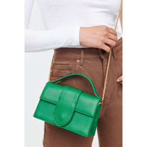 Woman wearing Jade Moda Luxe Elizabeth Crossbody 842017130529 View 4 | Jade