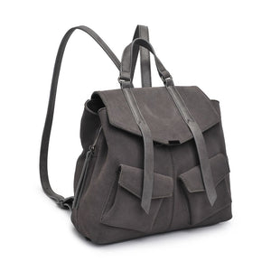 Product Image of Moda Luxe Charlie Backpack 842017127062 View 6 | Gunmetal