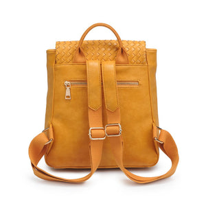 Product Image of Moda Luxe Aurie Backpack 842017127284 View 7 | Mustard