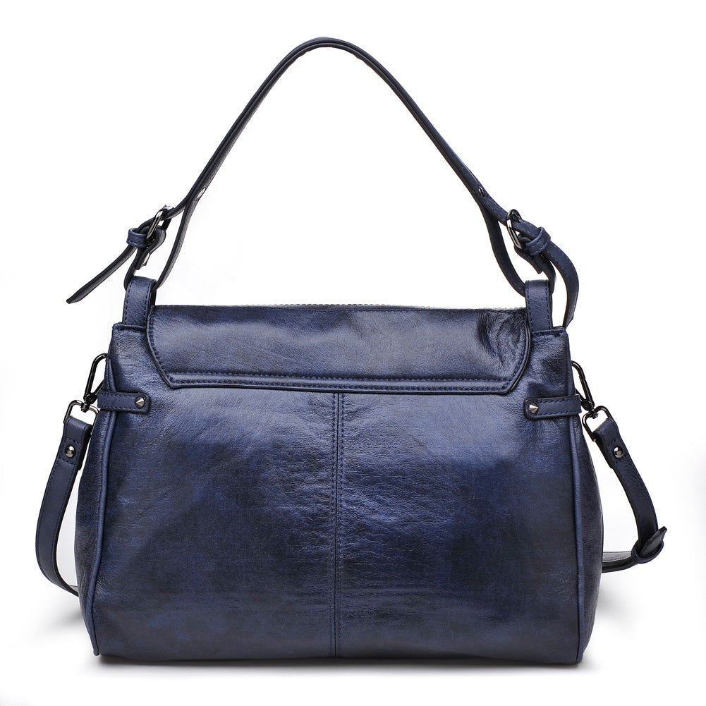 Product Image of Moda Luxe Lucy Messenger 842017117476 View 7 | Navy