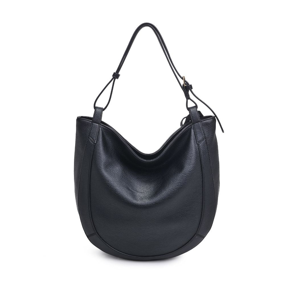 Product Image of Moda Luxe Amina Hobo 842017131311 View 7 | Black