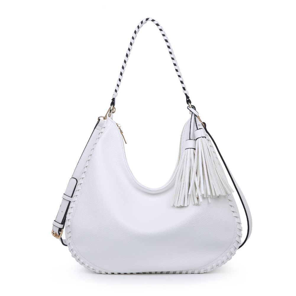 Product Image of Moda Luxe Waverly Hobo 842017124351 View 1 | Cream