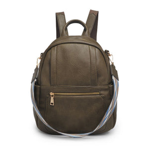 Product Image of Moda Luxe Scarlett Backpack 842017130154 View 5 | Olive