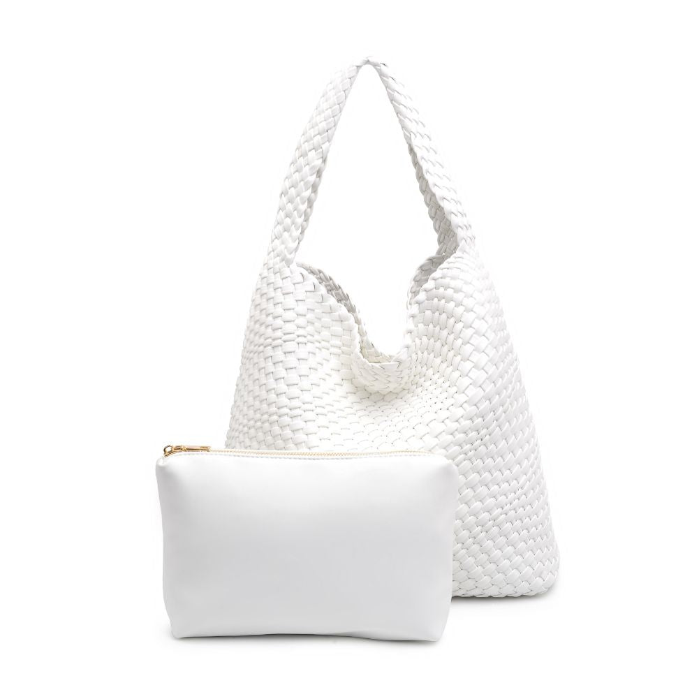 Product Image of Moda Luxe Ellery Hobo 842017132103 View 6 | White