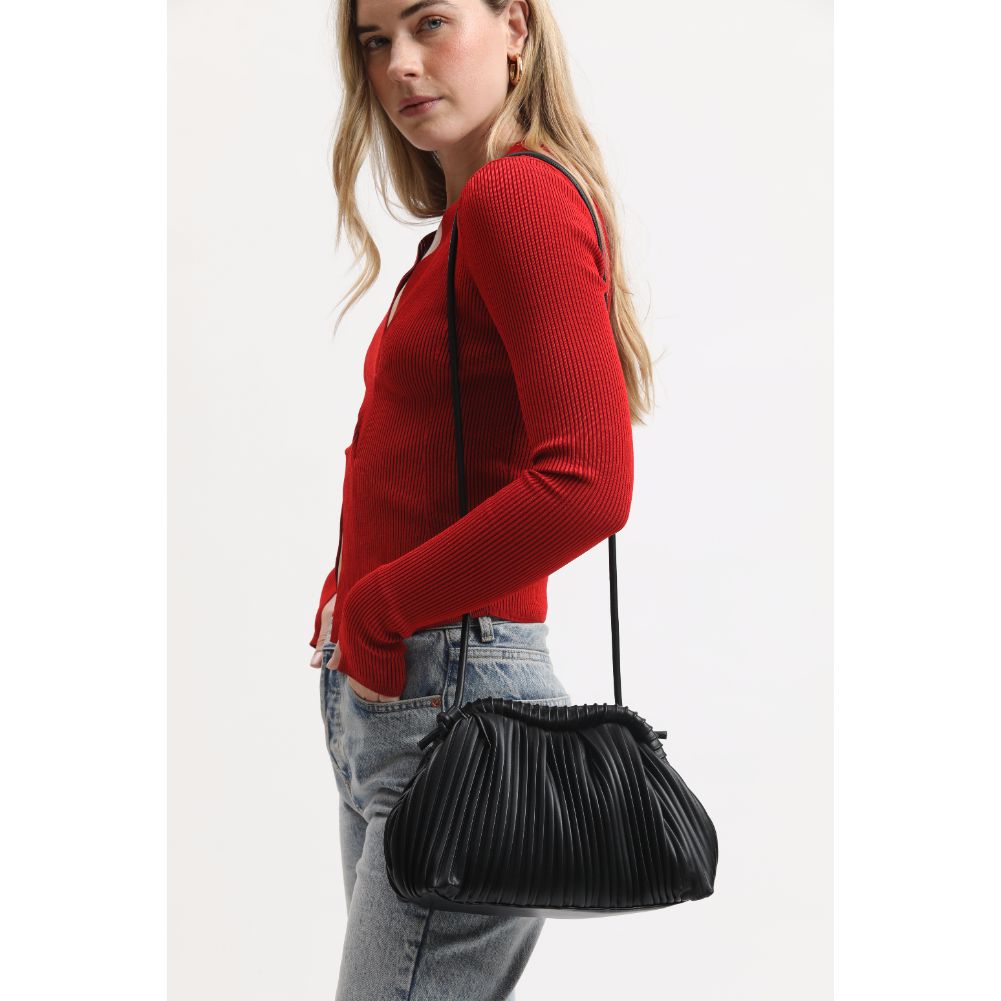 Woman wearing Black Moda Luxe Metzi Crossbody 842017134183 View 1 | Black