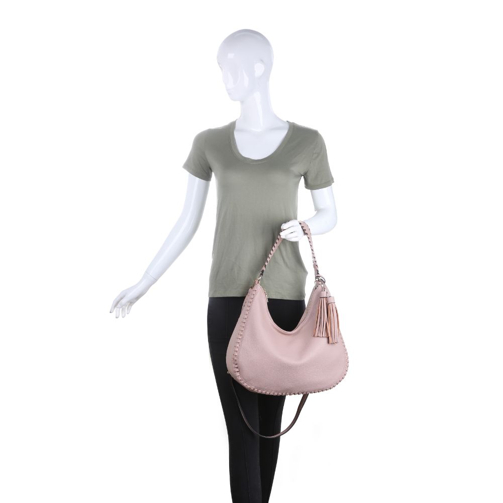 Product Image of Moda Luxe Waverly Hobo 842017124368 View 5 | Blush