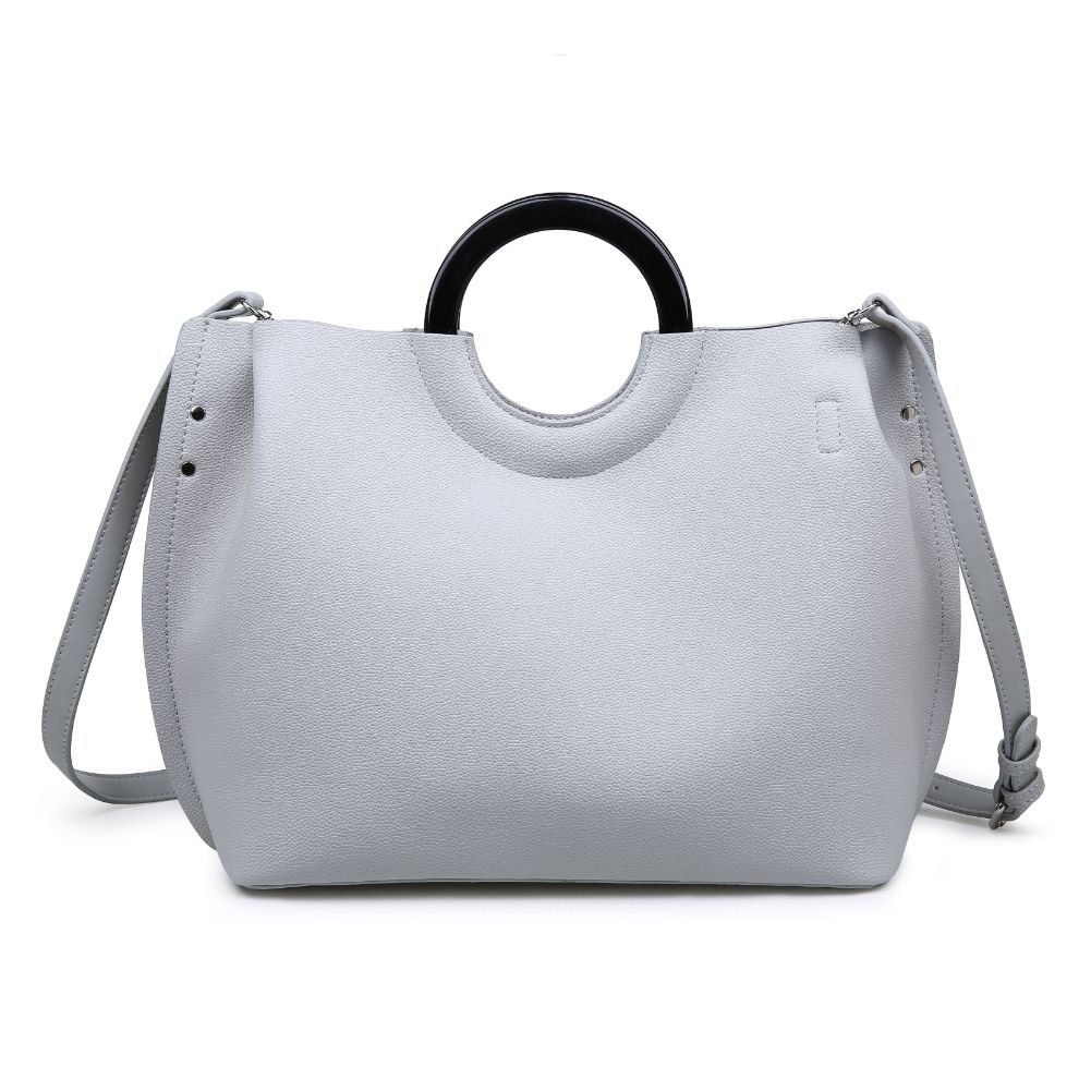 Product Image of Moda Luxe Rebecca Satchel 842017114482 View 7 | Grey