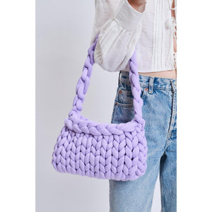 Woman wearing Lilac Moda Luxe Trendelle Hobo 842017134947 View 1 | Lilac