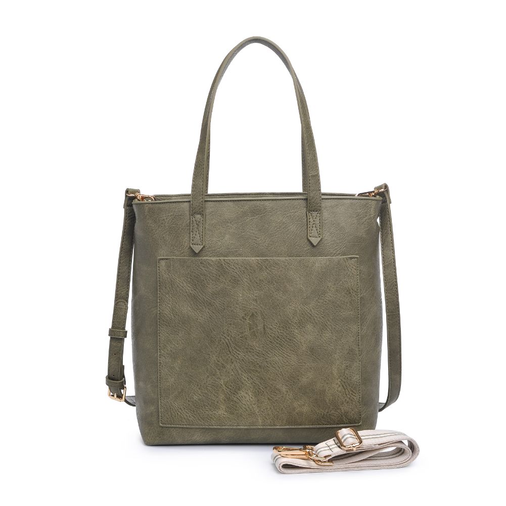 Product Image of Moda Luxe Sadie Tote 842017126768 View 5 | Sage