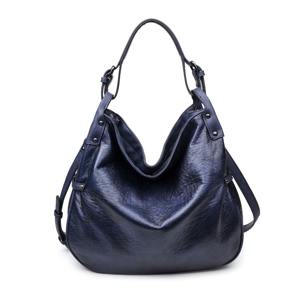 Product Image of Product Image of Moda Luxe Laura Hobo 842017117513 View 3 | Navy