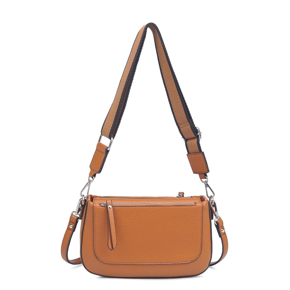 Product Image of Moda Luxe Modaire Crossbody 842017134893 View 7 | Tan