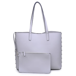 Product Image of Moda Luxe Raquel Tote 842017108214 View 1 | Grey