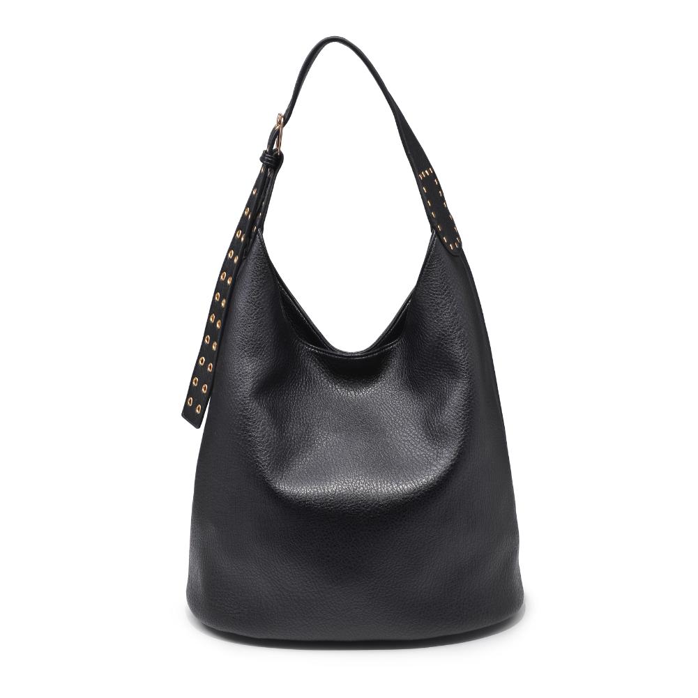 Product Image of Moda Luxe Jacqueline Hobo 842017136972 View 5 | Black