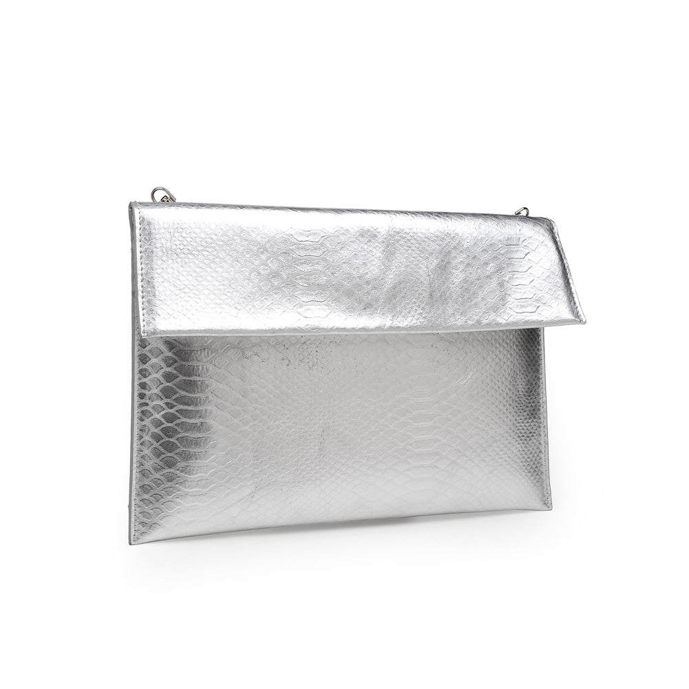 Product Image of Moda Luxe Molly Clutch 842017118077 View 2 | Silver