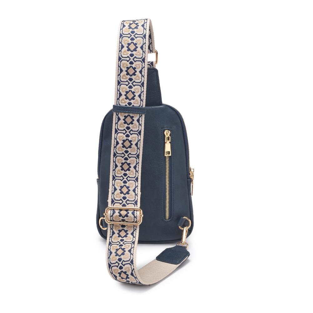 Product Image of Moda Luxe Zuri Sling Backpack 842017135876 View 7 | Midnight