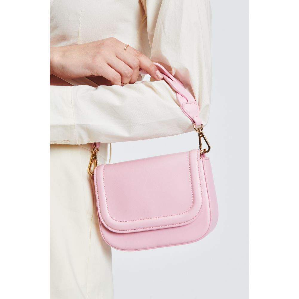 Woman wearing Rose Moda Luxe Vanna Crossbody 842017131038 View 4 | Rose