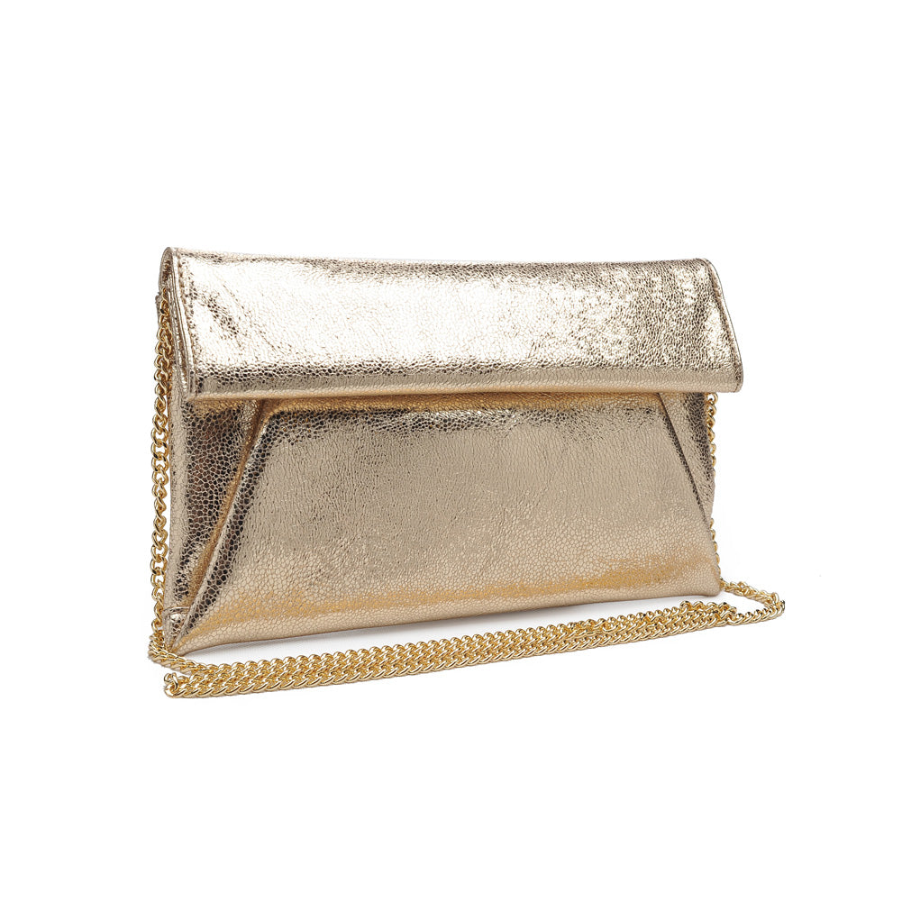 Product Image of Moda Luxe Audrey Clutch 842017118121 View 6 | Gold