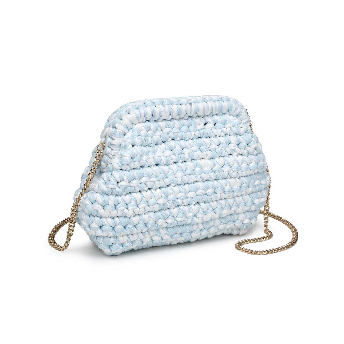 Product Image of Moda Luxe Raya Clutch 842017138396 View 6 | Ice Blue