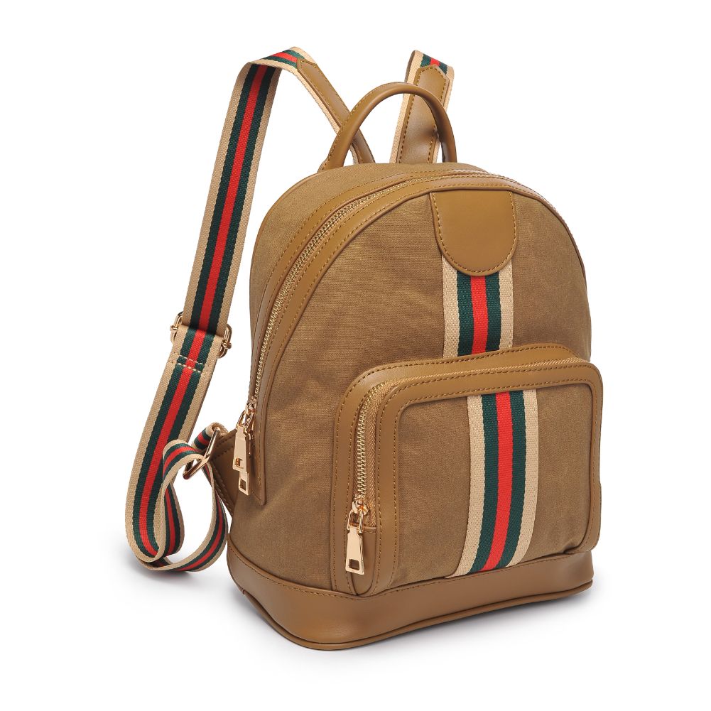 Product Image of Moda Luxe Scarlet Backpack 842017128243 View 6 | Camel