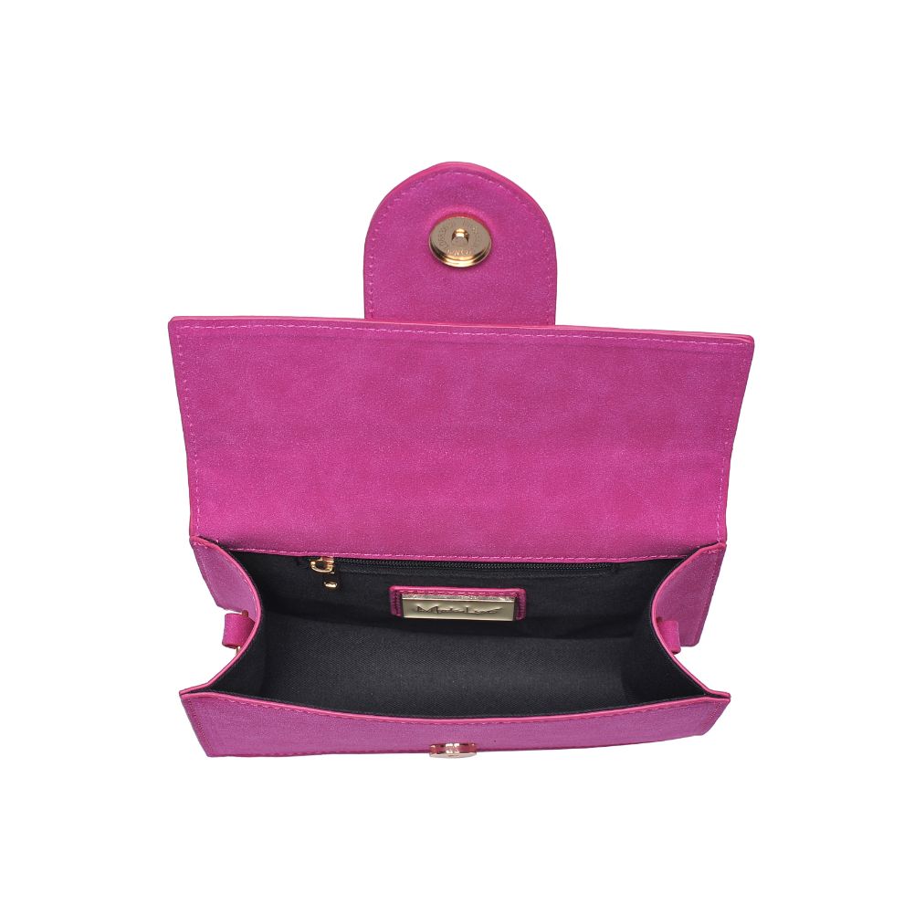 Product Image of Moda Luxe Elizabeth - Suede Crossbody 842017130567 View 8 | Magenta