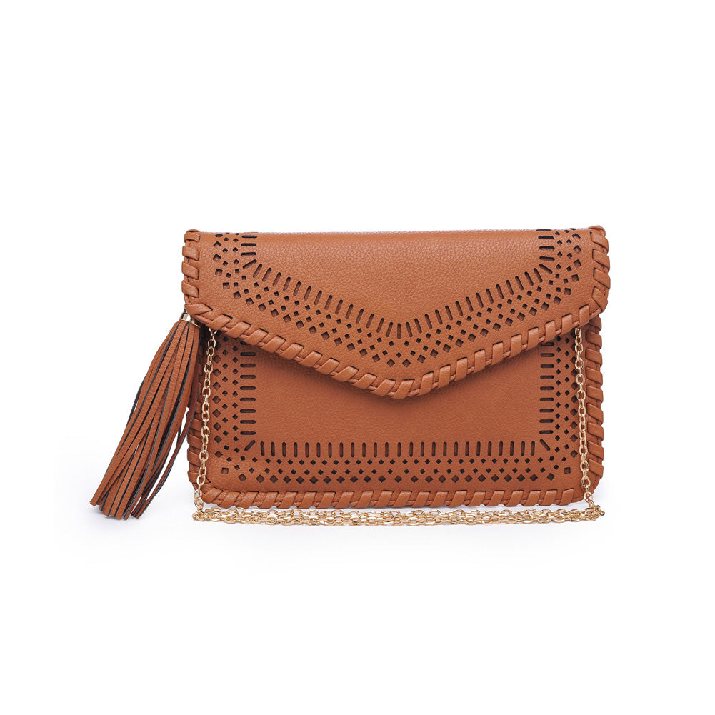 Product Image of Moda Luxe Daisy Clutch 842017118626 View 5 | Tan