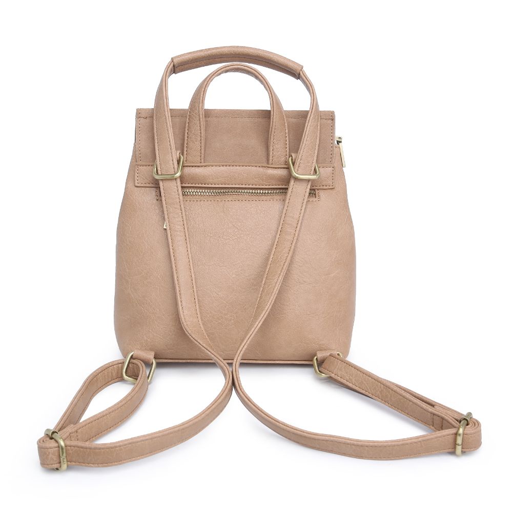 Product Image of Moda Luxe Claudette Backpack 842017127437 View 6 | Camel