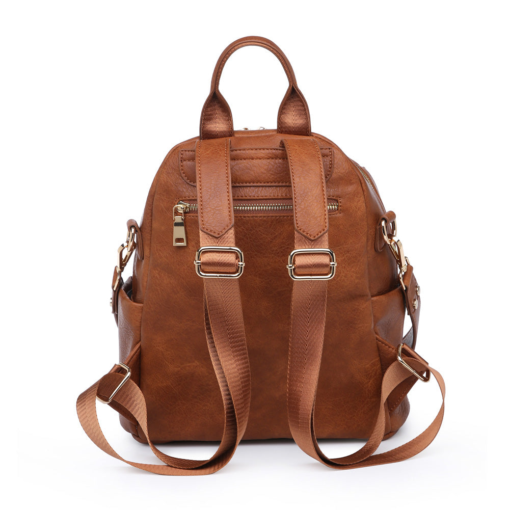 Product Image of Moda Luxe Bowie Backpack 842017119494 View 7 | Tan