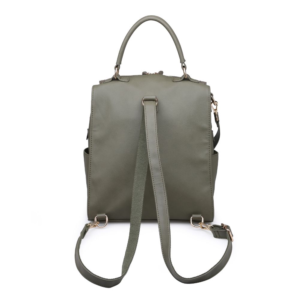 Product Image of Moda Luxe Brette Backpack 842017114697 View 7 | Olive