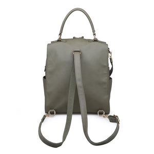 Product Image of Moda Luxe Brette Backpack 842017114697 View 7 | Olive