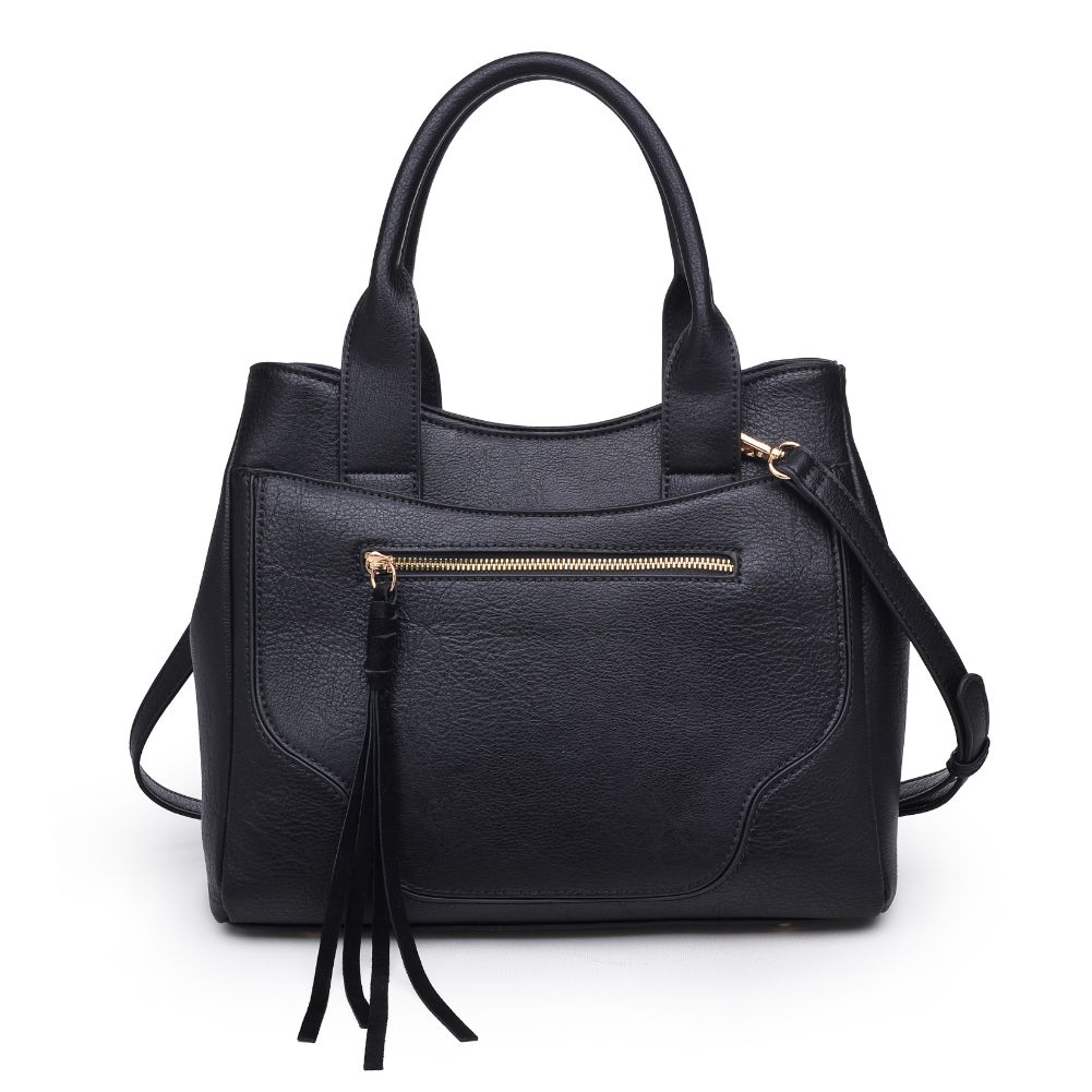 Product Image of Moda Luxe Kaitlyn Satchel 842017122319 View 1 | Black