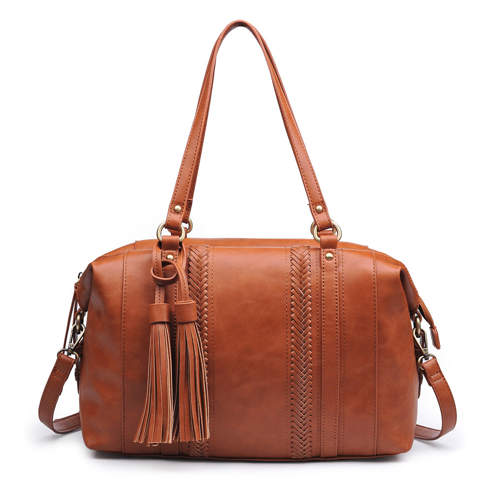 Product Image of Moda Luxe Annette Satchel 842017118299 View 1 | Tan