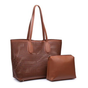 Product Image of Moda Luxe Brazil Tote 842017124221 View 6 | Tan