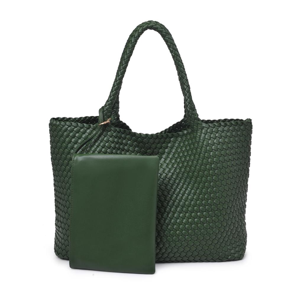 Product Image of Moda Luxe Solana Tote 842017135746 View 5 | Forest